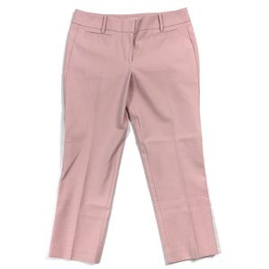 LOFT Pink Stretch Marisa The Riviera Cropped Pant